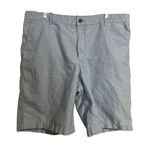 Izod Mens Light Blue Cotton Shorts Size 38